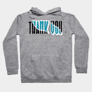 Thank You Lettering With Shadow Hoodie